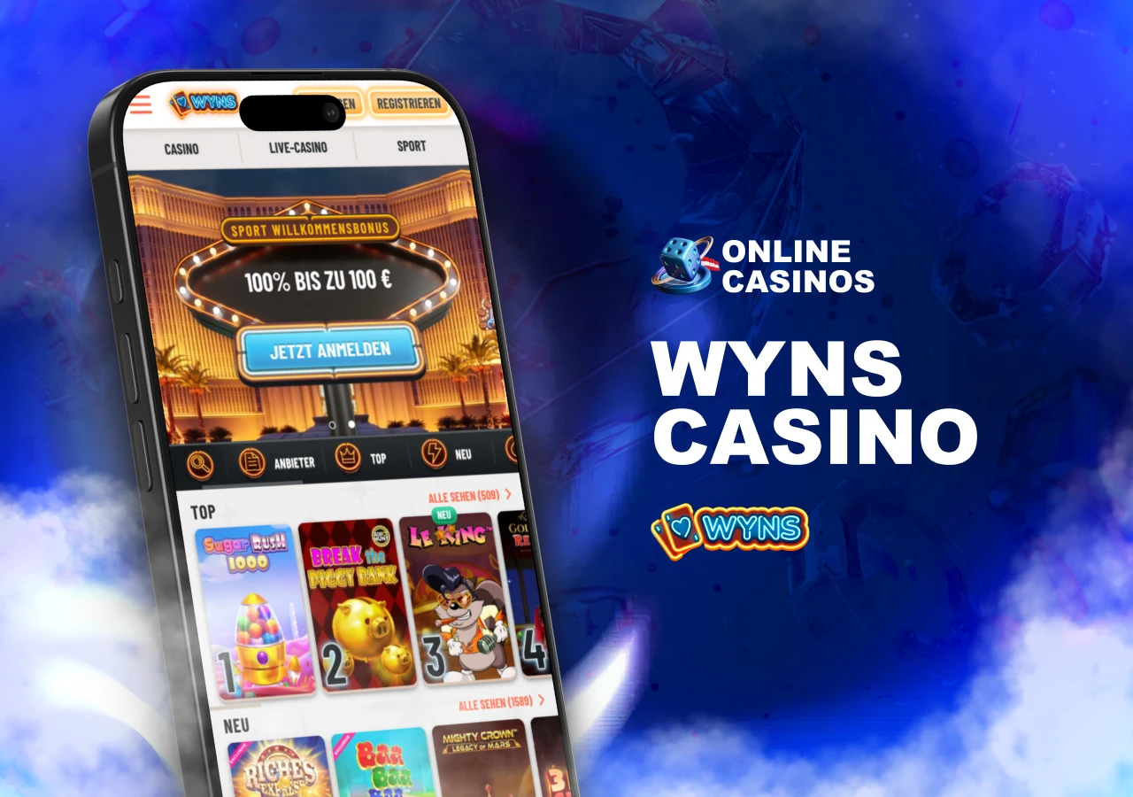 Wyns Casino mit benutzerfreundlicher Oberfläche, konsistenter Performance und breitem Spielangebot