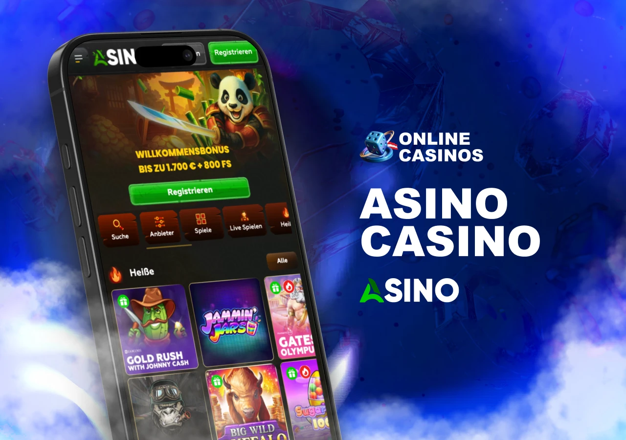 Asino Casino mit übersichtlicher Struktur, diversen Tischspielen und sicheren Transaktionsmöglichkeiten