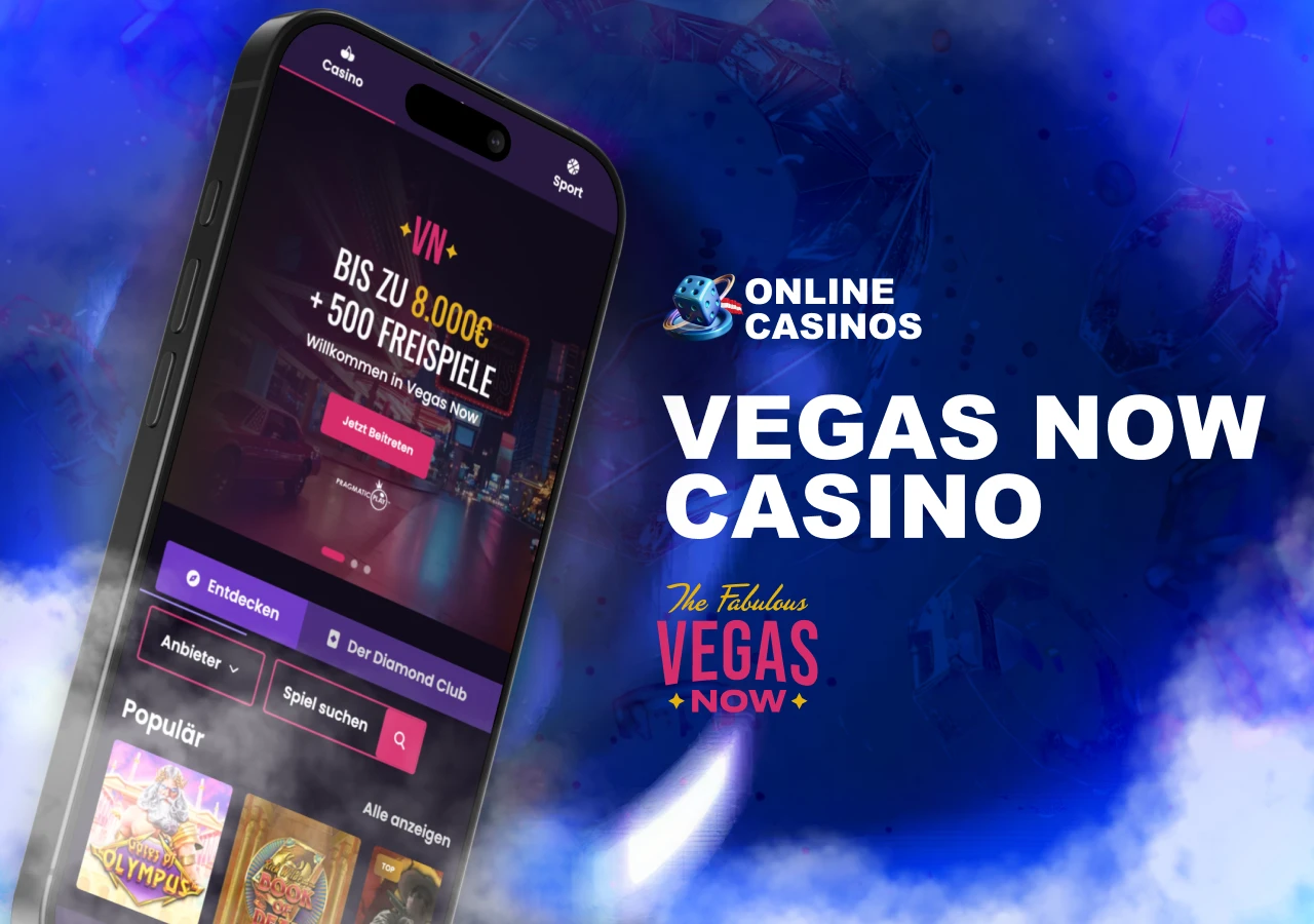 Vegas Now Casino mit authentischem Casino-Ambiente, umfangreichem Spielangebot und zuverlässiger Plattform